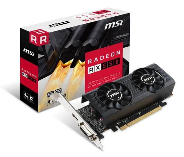 入门显卡也很给力：微星发布AMD RX 550半高卡4G显存版售价仅100$