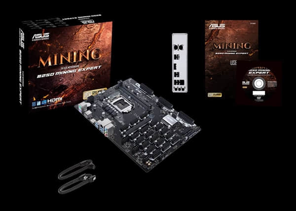 挖矿热度高涨:华硕推出重磅级专业挖矿主板,支持19块显卡